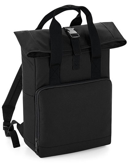 Fashion Roll Rucksack Damen und Herren mit zwei Tragehenkel 28x38x12cm